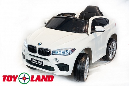 Электромобиль ToyLand BMW X6 mini белого цвета 